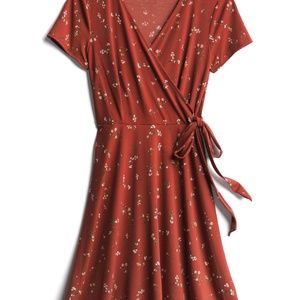 kaileigh faux wrap dress